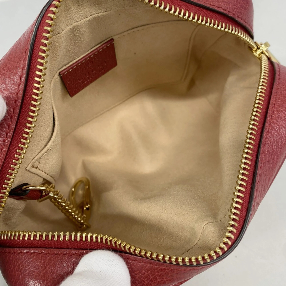 GUCCI Red Shoulder Bag - Picture 4 of 9